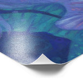 Melusine, Melusina, fantasie, surrealistisch, wate Foto Afdruk (Hoek)