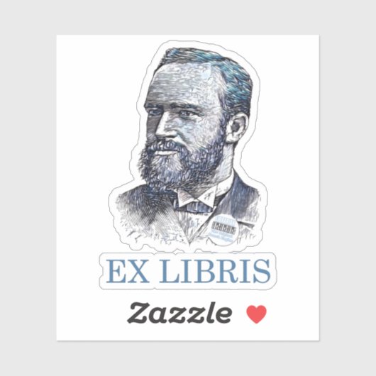 Melvil Dewey Sticker (Vel)