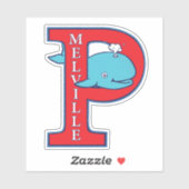Melville "P" Vinyl Sticker (Vel)