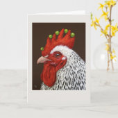 Melvin de roosterkaart kaart (Gele Bloem)