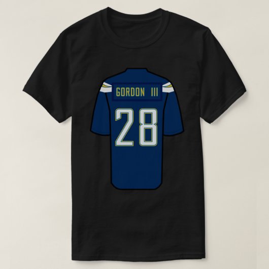 Melvin Gordon III Jersey T-shirt (Design voorkant)