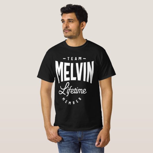 Melvin - Persoonlijke naam T-shirt (Voorkant volledig)