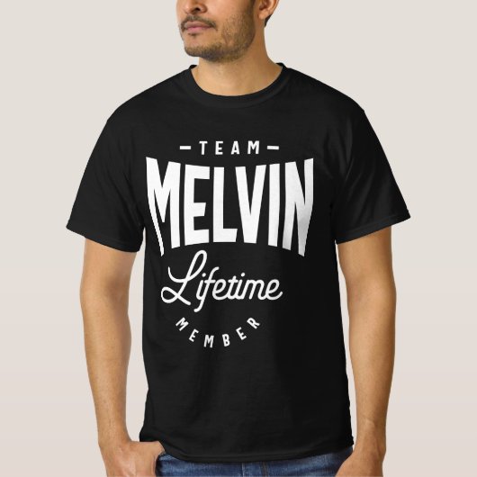 Melvin - Persoonlijke naam T-shirt (Voorkant)