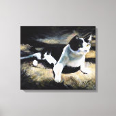 Melvin the Cat Fine Art Canvas Afdruk (Voorkant)
