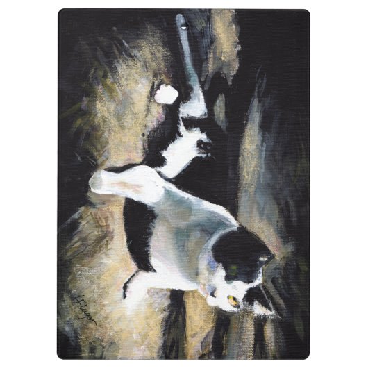 Melvin the Cat Fine Art Klembord (Achterkant)