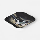 Melvin the Cat Fine Art Papieren Bordje (Gebogen)