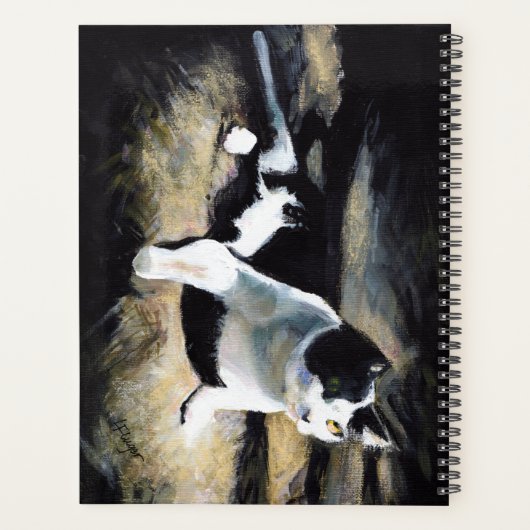Melvin the Cat Fine Art Planner (Achterkant)