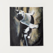 Melvin the Cat Fine Art Wandkleed (Voorkant)