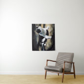 Melvin the Cat Fine Art Wandkleed (In situ)