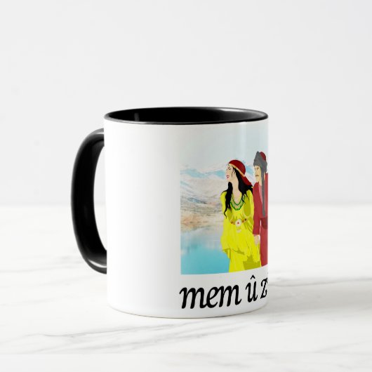 Mem u'zin, Koerdische liefdesgeschiedenis, Koerdis Mok (Voorkant links)