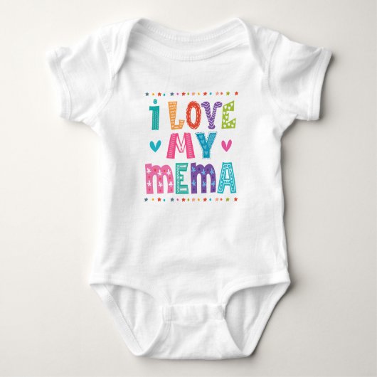 Mema Baby Girl Outfit Romper (Voorkant)