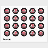 Mema Moederdag Ronde Sticker (Vel)