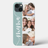 Mema Script Grandma Photo Collage Case-Mate iPhone Case (Achterkant)