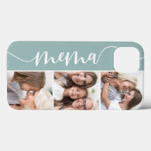 Mema Script Grandma Photo Collage Case-Mate iPhone Case (Achterkant (horizontaal))