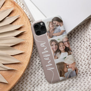 Mema Script Grandma Photo Collage iPhone 16 Hoesje