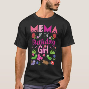Mema van de Birthday Girl Insect Bday Party T-shirt