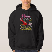 Mema van de Bride Happy Wedding Flower Pink Shoe Hoodie (Voorkant)