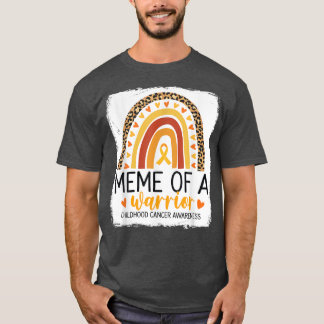 Mema van een kinderkankerluipaard voor volwassenen t-shirt