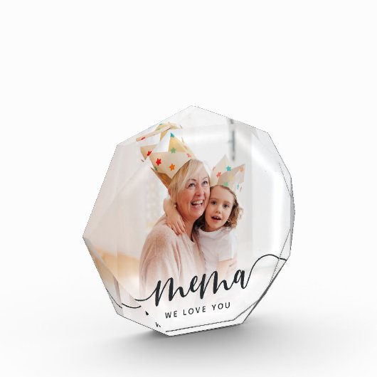 Mema waar we van houden | Grandma Script Overlay Fotoblokken (Links)