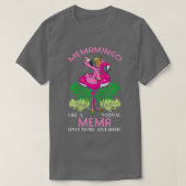 Memamingo Mema Flamingo Liefde Oma Grootmoeder G T-shirt (Design voorkant)