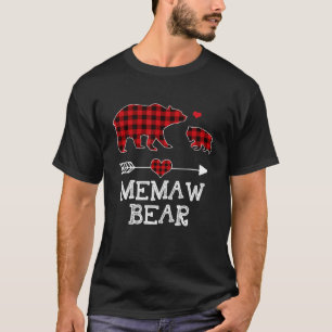 Memaw Beer Buffalo Pset Red Buffalo Plays Familie T-shirt
