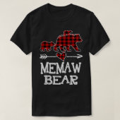 Memaw Beer Twee Cubaanse herendoods kerstpaja T-shirt (Design voorkant)