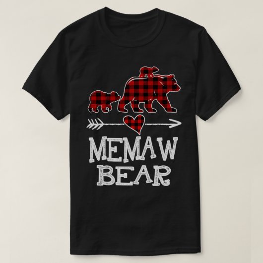 Memaw Beer Twee Cubaanse herendoods kerstpaja T-shirt (Design voorkant)