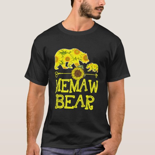 Memaw Beer Zonnebloem Vader T-shirt (Voorkant)