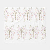 Memaw Floral Blanket Fleece Deken (Voorkant (Horizontaal))