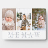 Memaw | Foto-collage voor kleinkinderen Fotoplaat (voorkant)