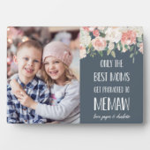 Memaw Grandmoeder Moederdag Foto Fotoplaat (voorkant)