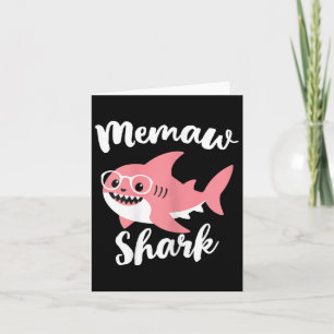 Memaw Haai Moederdag Oma Grappig Kaart