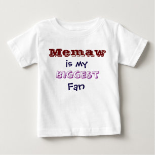 Memaw is mijn grootste fan Baby Peuter T-shirt