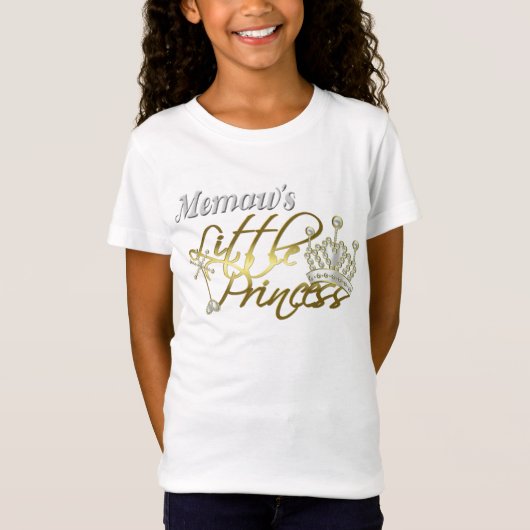 Memaw Little Princess Baby Doll Shirt (Voorkant)