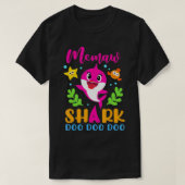 Memaw Shark Memaw Shark Lover Family Moederdag T-shirt (Design voorkant)