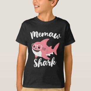 Memaw Shark Moederdag Grandma Funny T-shirt