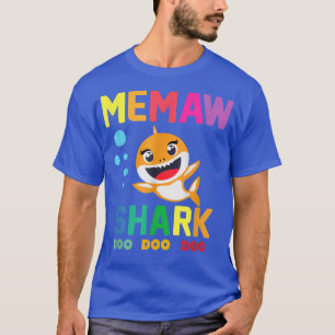 Memaw Shark Shirt Memaw Shark Lover Family Moeder