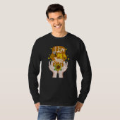 Memaw Simple I Love Being A Memaw Bee Sunflower Sp T-shirt (Voorkant volledig)