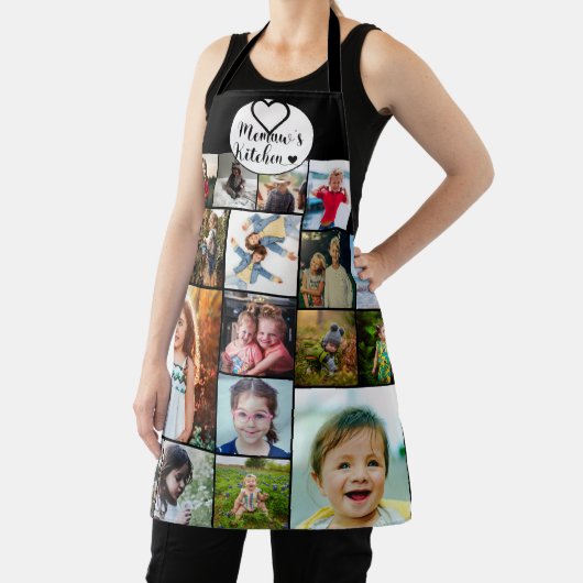 Memaw's Kitchen Quote Schattigee kleinkinderen Fot Schort (Insitu)