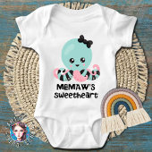 Memaw's Schat Kawaii Octopus Romper