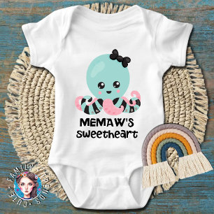 Memaw's Schatje Kawaii Octopus Romper