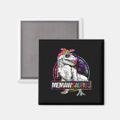 Memawsaurus Dinosaur Memaw Saurus Familie Matching Magneet (Voorkant / Achterkant)