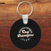 Member Cool Grandpas Club For New Grandfather  Sleutelhanger (Voorkant)