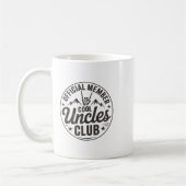 Member Cool Uncles Club Funny Uncle Father's Day Koffiemok (Links)