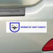 Member of Fight Knights Autoaufkleber Bumpersticker (Op auto)