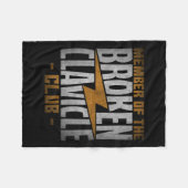 Member Of The Broken Clavicle Club - Recovery Quot Fleece Deken (Voorkant (Horizontaal))