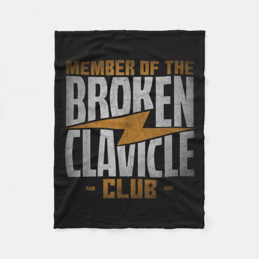 Member Of The Broken Clavicle Club - Recovery Quot Fleece Deken (Voorkant)