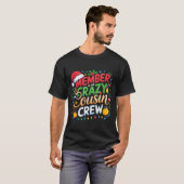 Member Of The Crazy Cousin Crew Christmas Squad Bi T-shirt (Voorkant volledig)