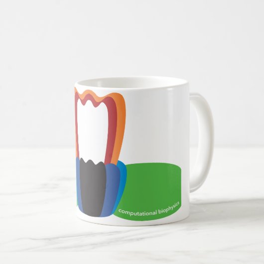 Membraan en eiwit koffiemok (Voorkant rechts)