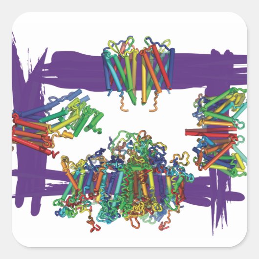 Membraaneiwitten door een doos Stickers (Voorkant)